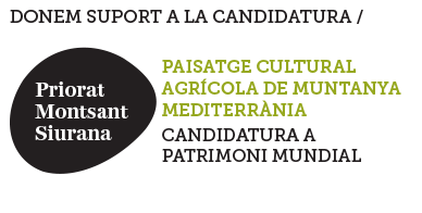 Donem suport a la candidatura del Priorat a Patrimoni de la Humanitat